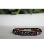 Woven Stone Co Amethyst Collection- Single Wrap Bracelet - 7" length