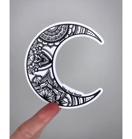 West Coast Karma Mandala Moon Sticker