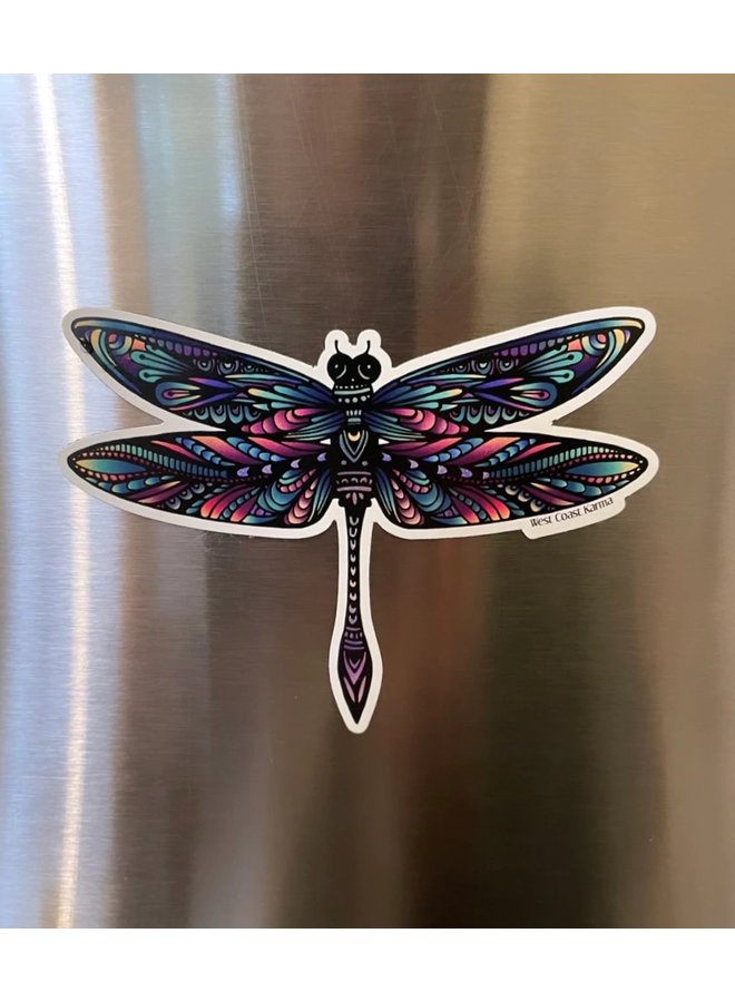 Colourful Dragonfly Magnet