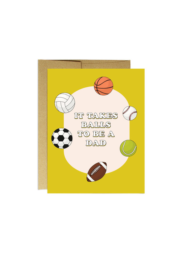Balls Dad | Father's Day Card