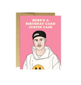 Party Mountain Paper Co Here's a Birthday Card JUSTIN Case