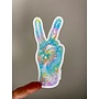 Nature Peace Tie Dye Sticker