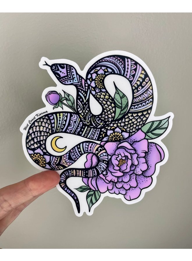 Divine Feminine Snake sticker
