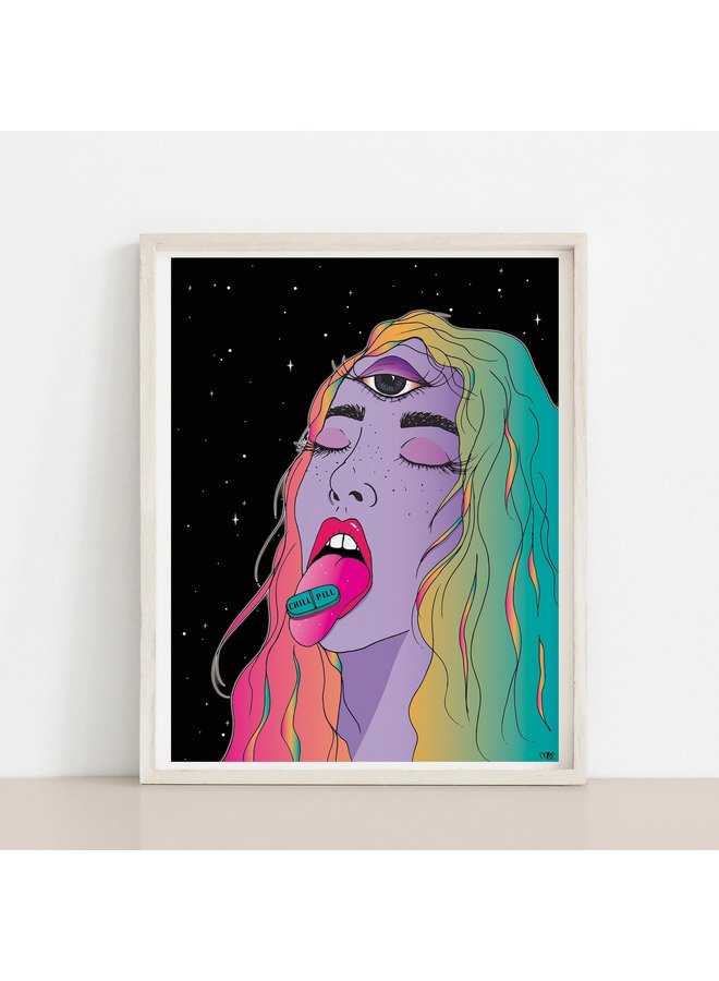 Chill Pill Art Print