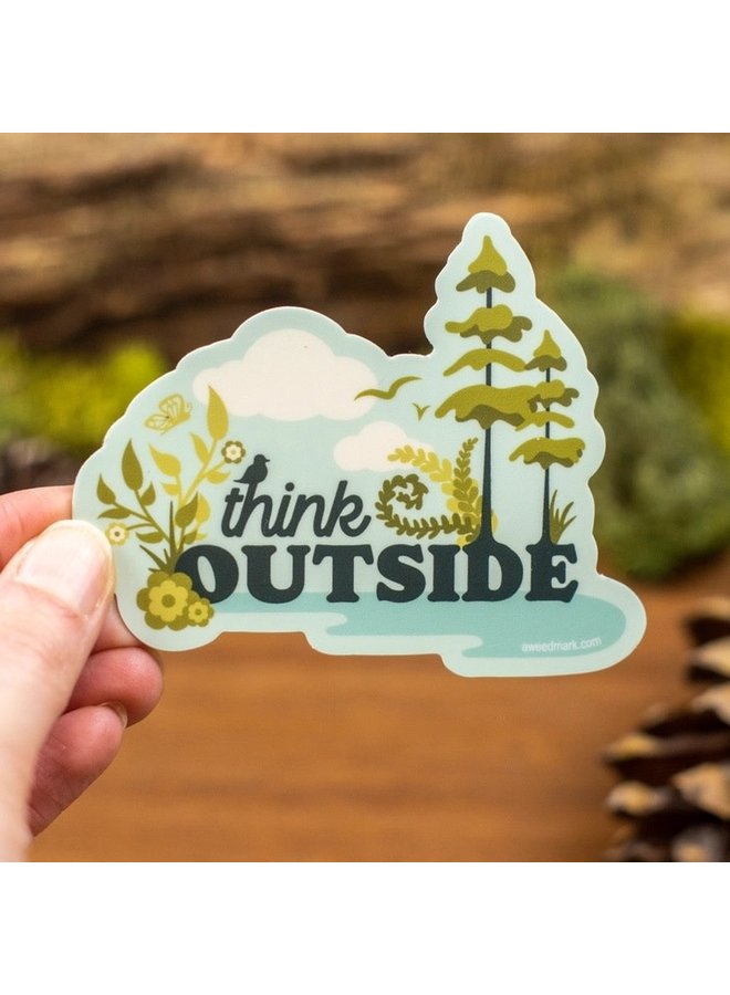 Think Outside Sticker