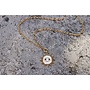 Crystal Eye Sunburst Necklace