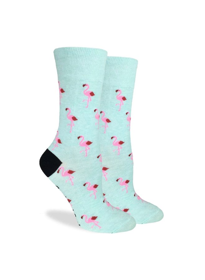 Women's Mint Flamingo Party Socks