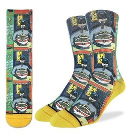 Good Luck Sock Men's Batman & Ramen Socks