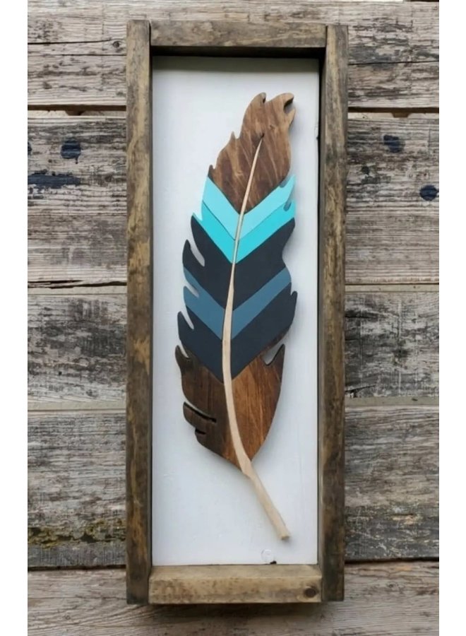 Feather Wall Art Cultured Coast
