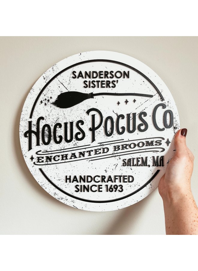 Hocus Pocus 3D Wooden Sign