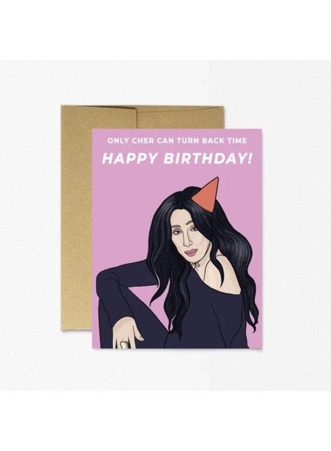 Cher Birthday Card