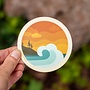 Wave Surf Sticker