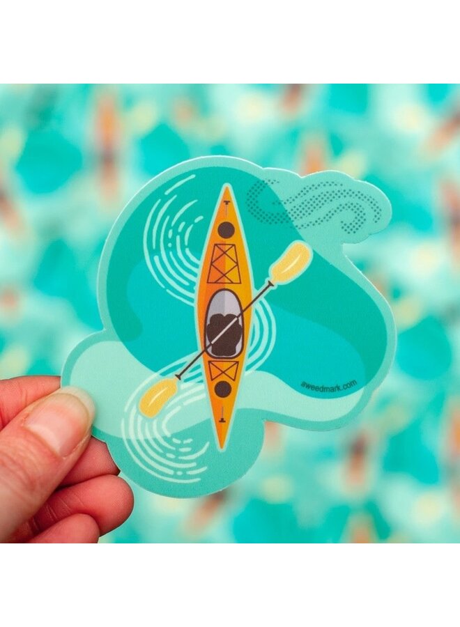 Kayaking Sticker