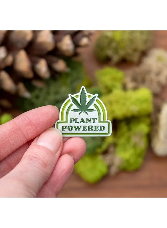 Plant Powered Enamel Pin