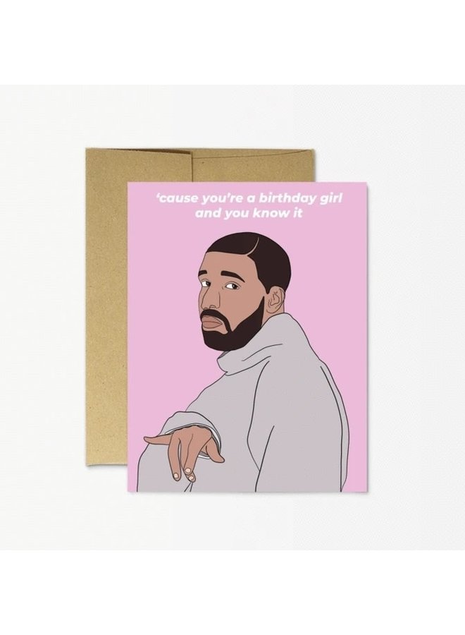 Drake Birthday Girl Card