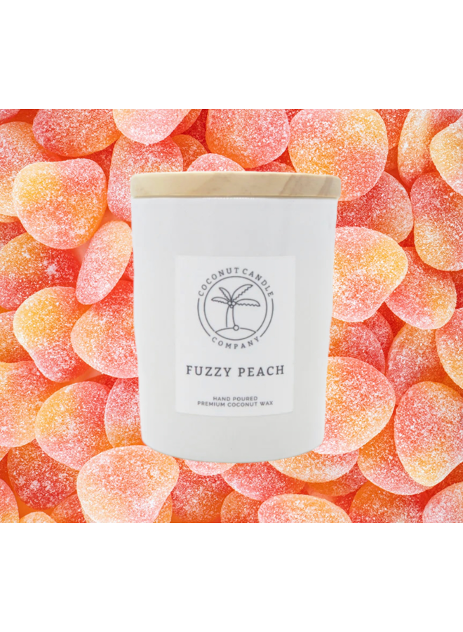 Fuzzy Peach Candle