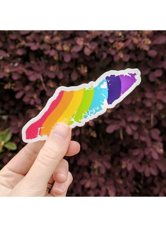 Vancouver Island Pride 3" Sticker