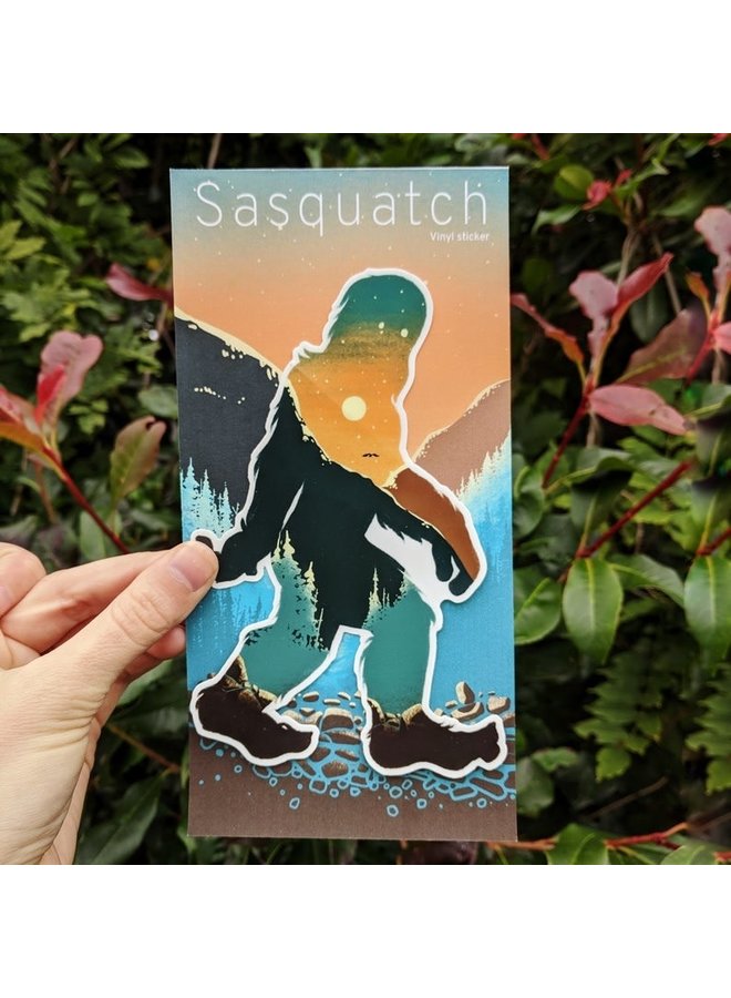 Sasquatch 6" Vinyl Decal