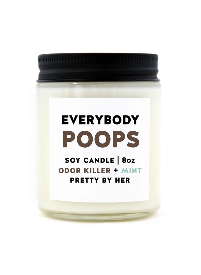 Everyone Poops Candle
