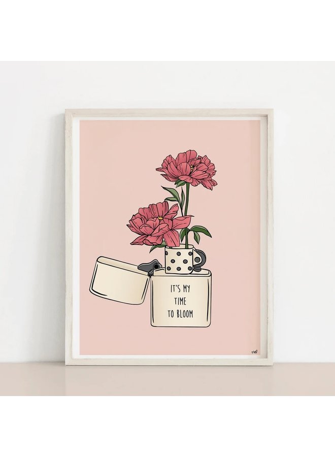 It's My Time to Bloom Art Print