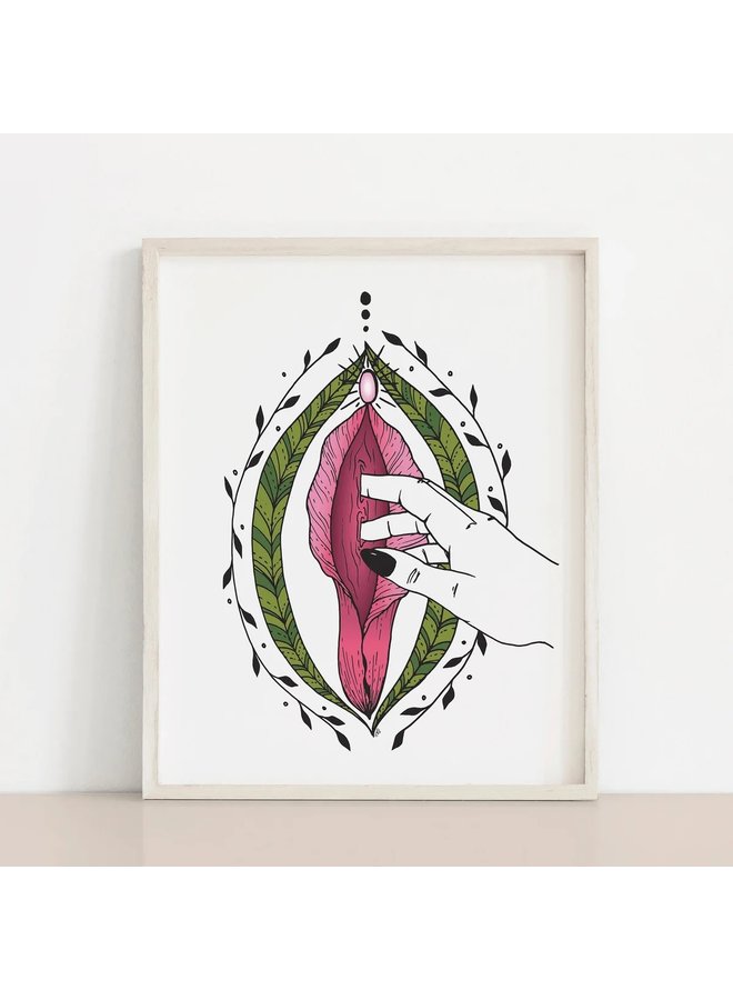 Touch Color Art Print