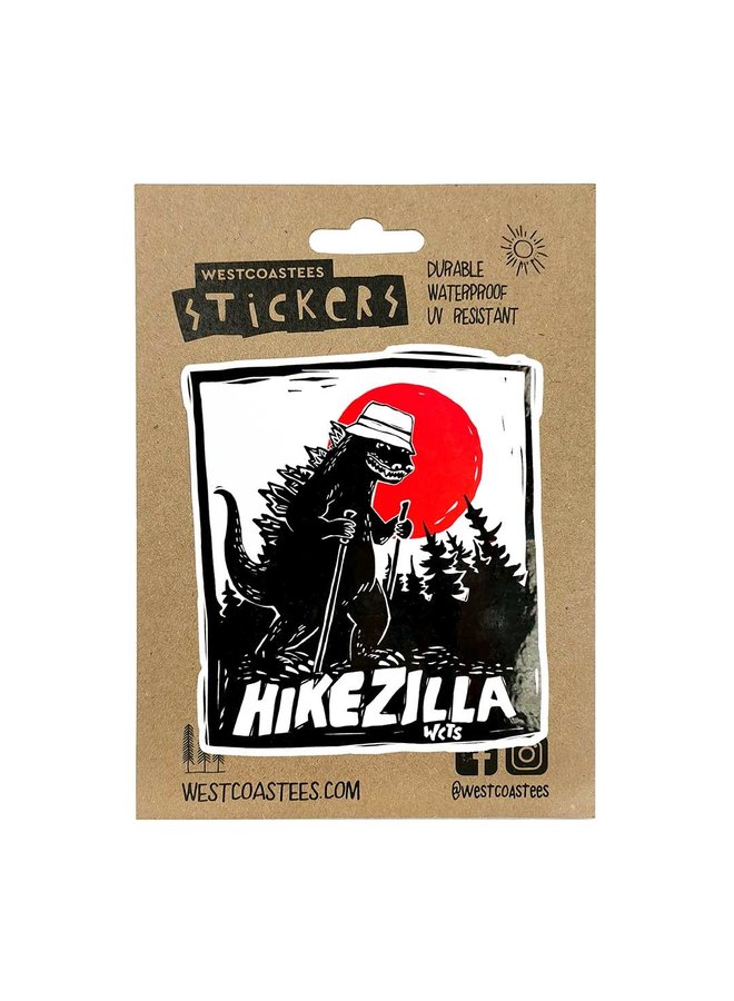 Hikezilla Sticker