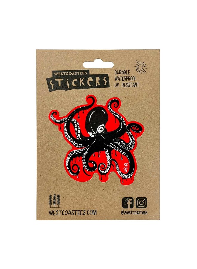 Giant Pacific Octopus Sticker