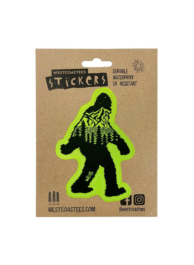 Landscape Sasquatch Sticker