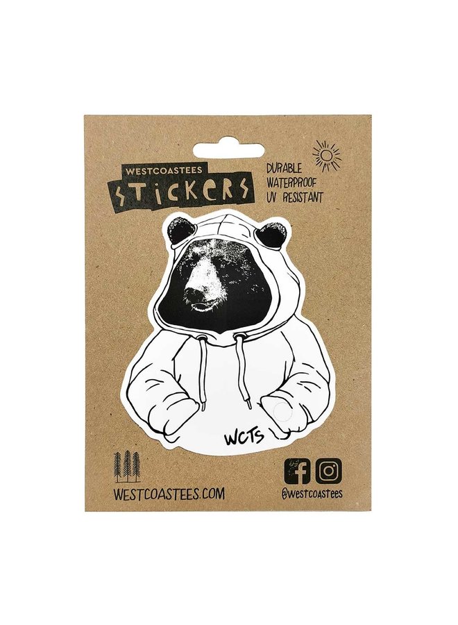 Hoodie Bear Sticker