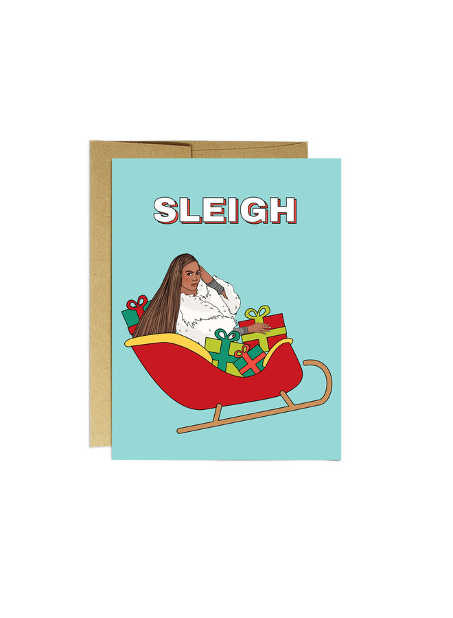 Bey Sleigh Card