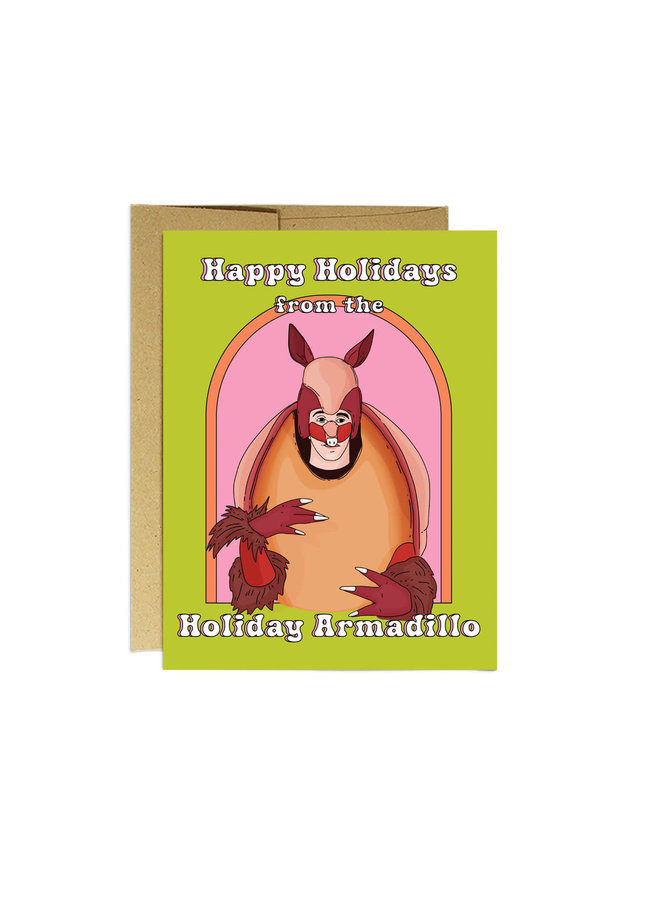 Holiday Armadillo Card