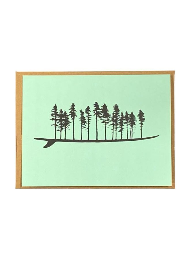 Forest Surfboard Card