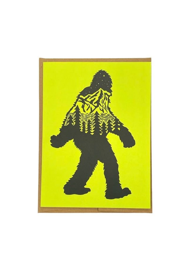 Landscape Sasquatch Card