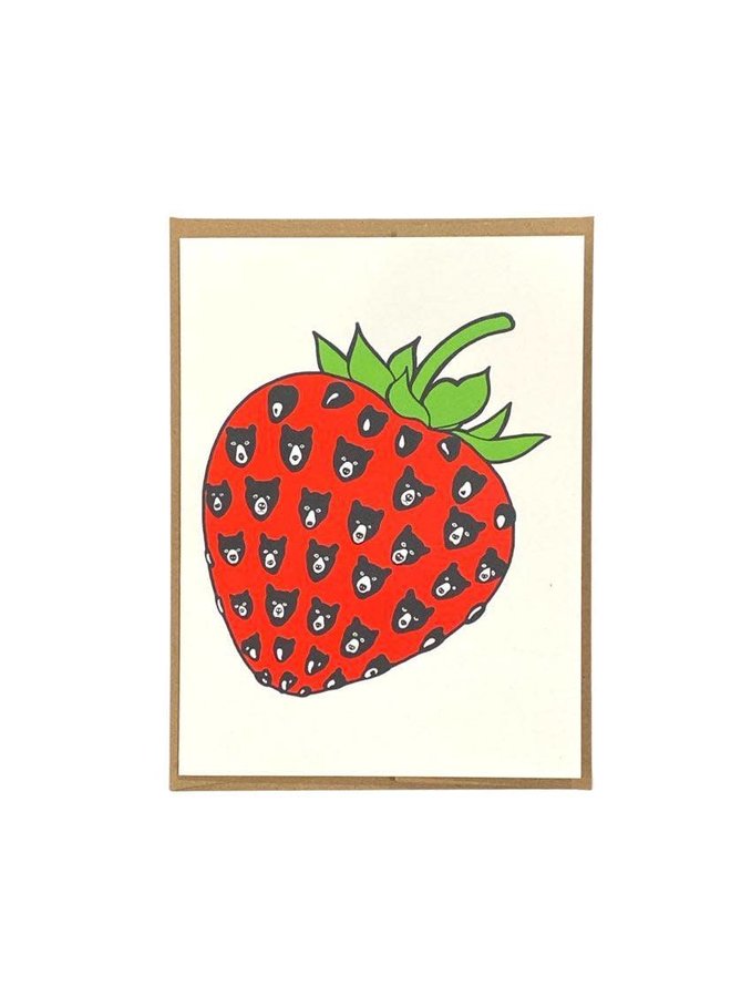 Strawbeary Card