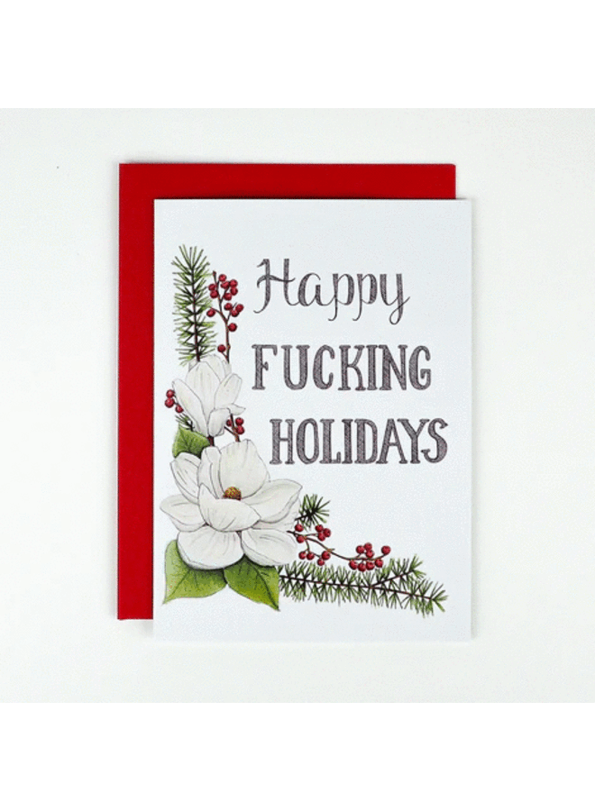Happy Fucking Holidays Card