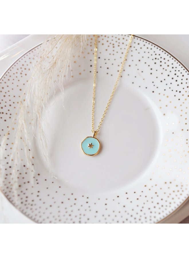 Blue Star Pendant Necklace