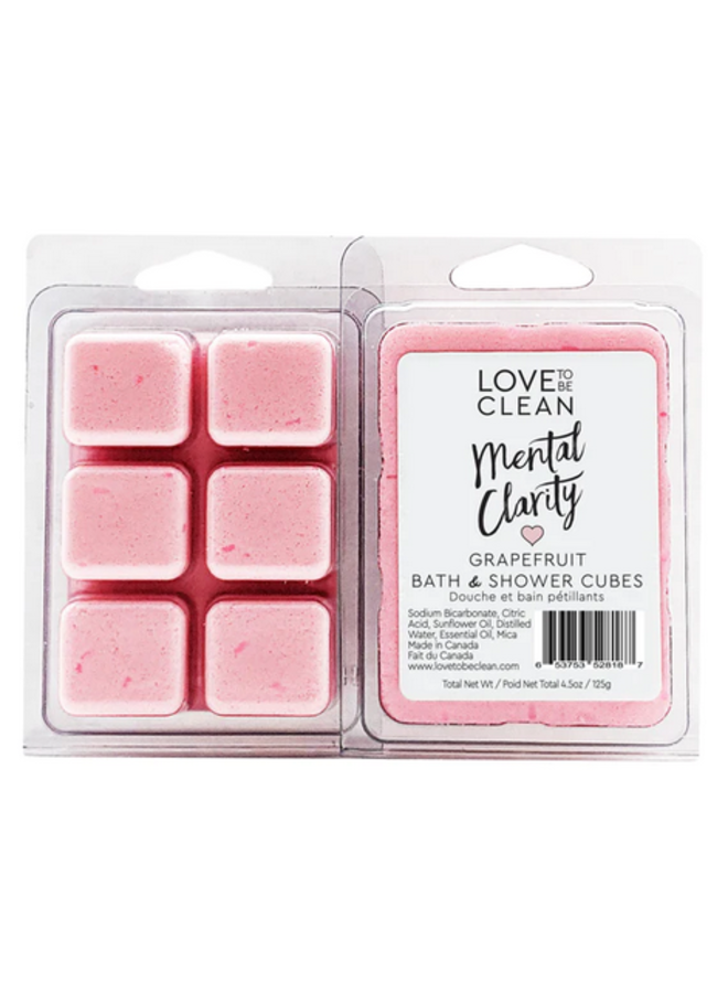 Mental Clarity (Pink Grapefruit) Bath & Shower Cubes