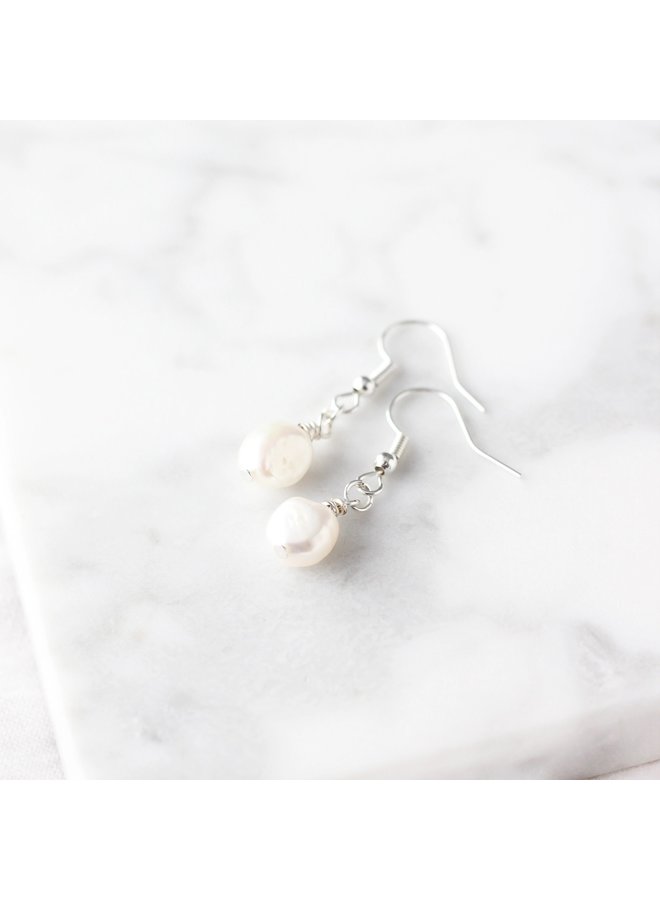 Freshwater Pearl Drop Earrings