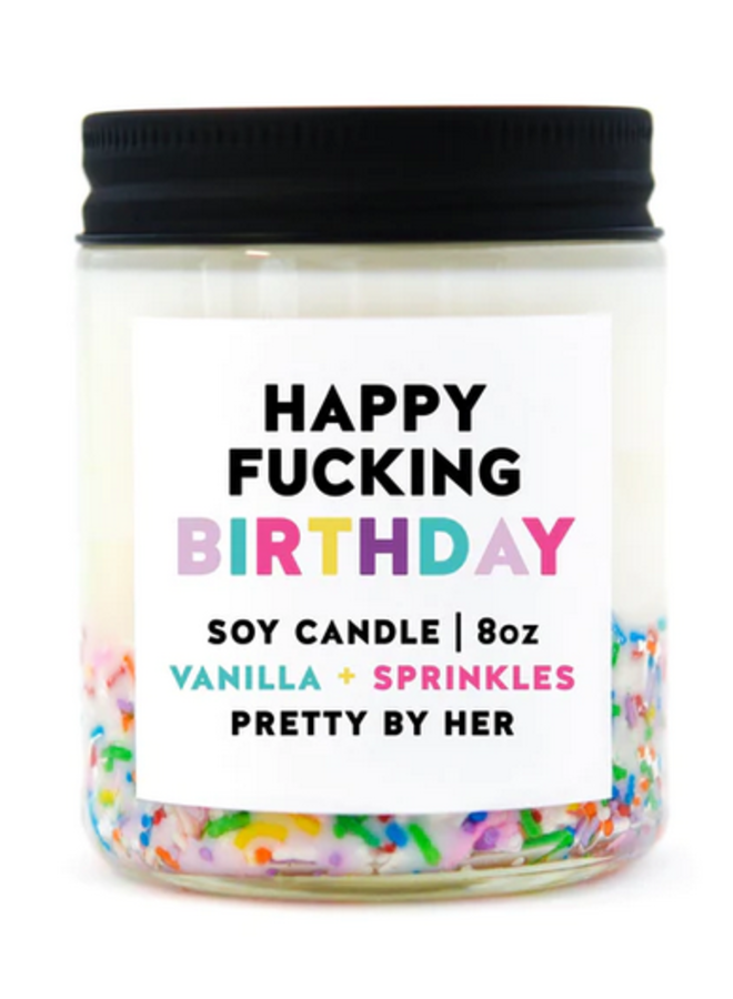 Happy Fucking Birthday Candle