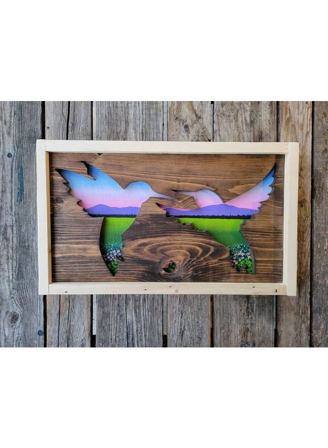 Hummingbird Meadow Wall Art