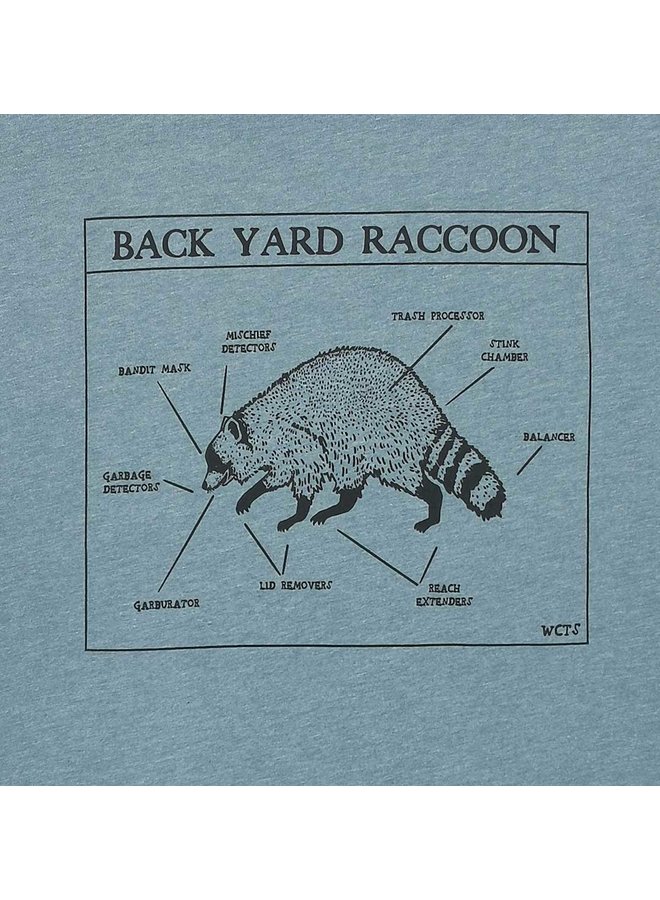 Back Yard Raccoon Tee