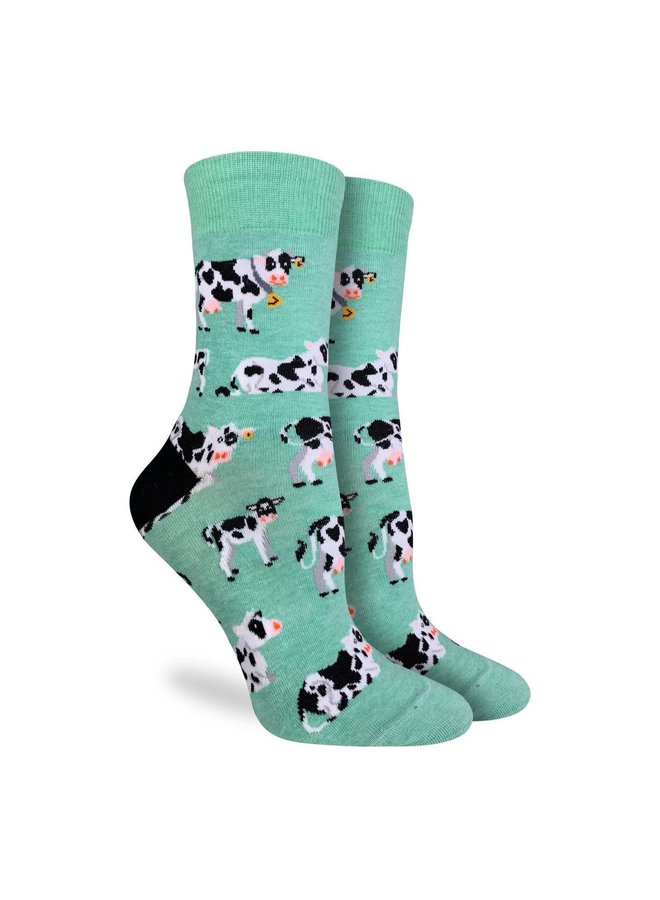 Women's Cows in a Field Socks