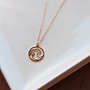 Gold Double Wave Necklace