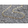 Bevelled Oval Chain Layering Necklace