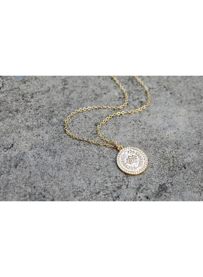 Crown Coin Necklace