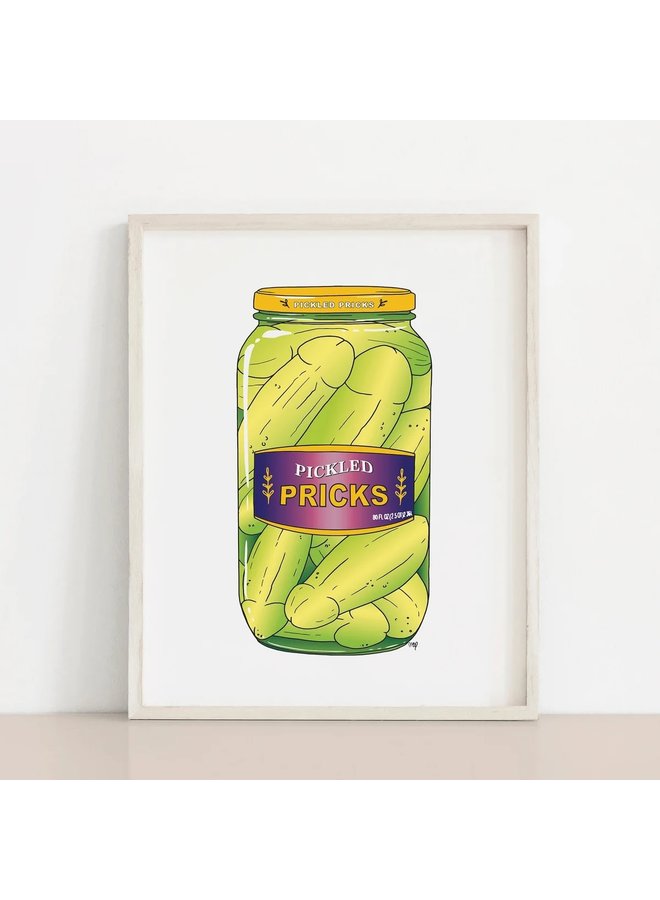 Pickled Pricks Art Print