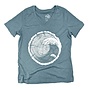 Tree Wave V-Neck Tee