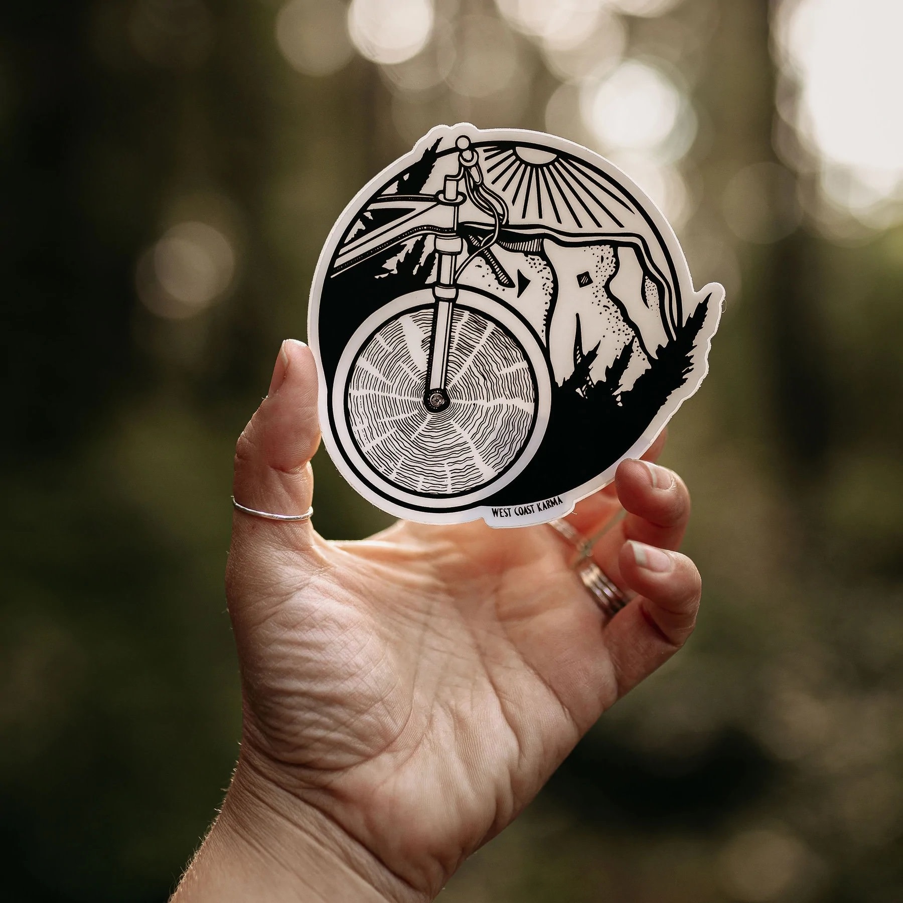 Mountain Bike Sticker Cultured Coast