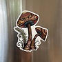 Mushroom Retro Magnet