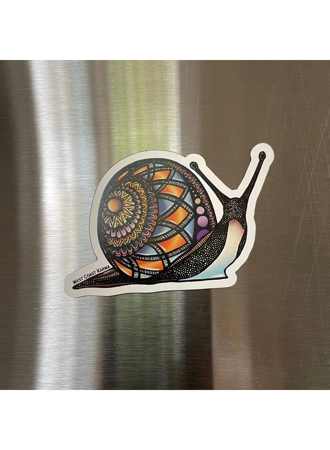Colourful Snail Magnet